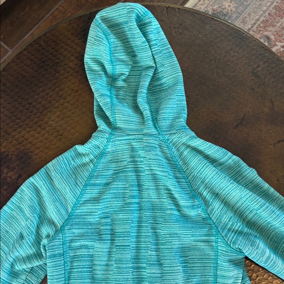 North Face Striped Hoodie Mezzaluna Zippered Jacket Size small Green EUC - Picture 7 of 9